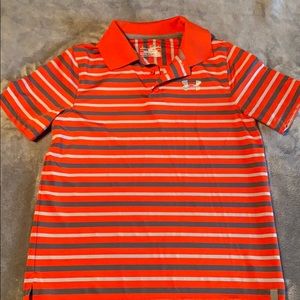 Boys striped Under Armour polo shirt